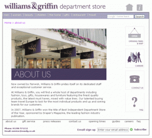 Williams & Griffin website