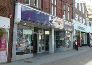 Wellworths store in Dorchester. Photograph by Nigel Mykura