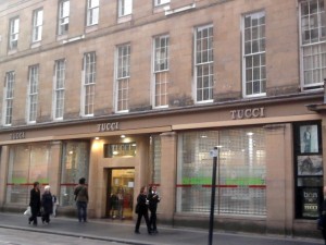 Reopened Tucci store in Newcastle