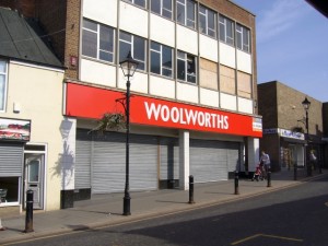 Former Woolworths in Houghton-le-Spring (11 Sep 2009). Photograph by Graham Soult