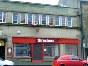 Former Threshers, Alnwick (23 Jan 2010). Photograph by Graham Soult