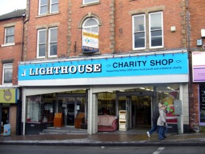 Former Woolworths (now Lighthouse charity shop), Heanor (23 Dec 2009). Photograph by Graham Soult
