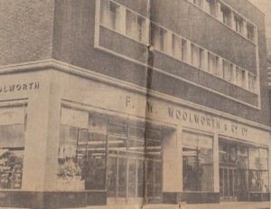 Woolworths in Linthorpe Road, Middlesbrough on its opening day of 3 September 1958. Photograph courtesy of Evening Gazette 