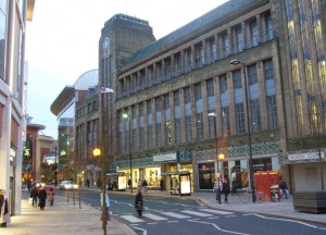 Former Co-op department store, Newgate Street (16 Feb 2010). Photograph by Graham Soult