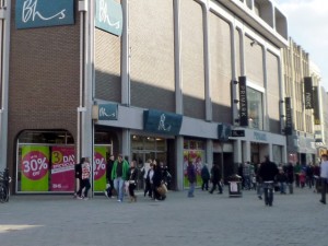 Bhs in Newcastle. Photograph by Graham Soult
