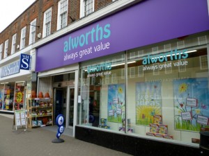 Alworths in Amersham (14 May 2010). Photograph by Graham Soult