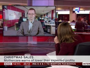 Graham being interviewed live on BBC News (9 Jan 2014)