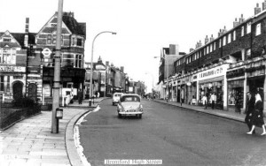 Postcard of the Brentford Woolworths store in the 1950s