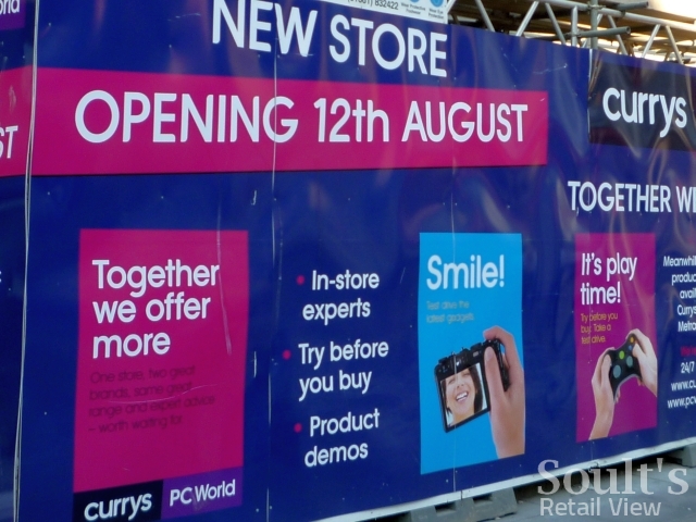 Upcoming PC World and Currys store in Northumberland Street, Newcastle (17 