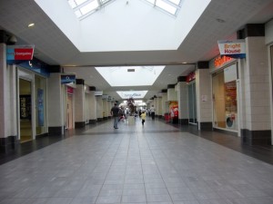 Byron Place shopping centre, Seaham (11 Sep 2009). Photograph by Graham Soult