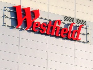 Westfield logo. Photograph by Graham Soult
