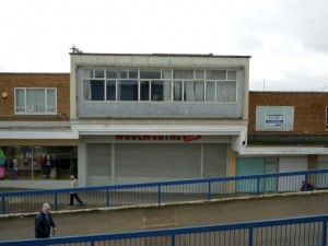 Former Woolworths, Newton Aycliffe (12 March 2010). Photograph by Graham Soult