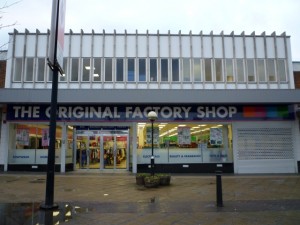 The Original Factory Shop, Spennymoor (12 March 2010). Photograph by Graham Soult