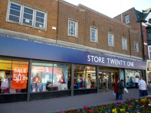 Former Woolworths (now Store Twenty One), Stanley (12 April 2010). Photograph by Graham Soult