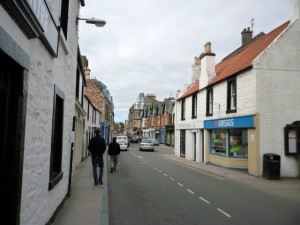 North Berwick's characterful town centre (2 May 2010). Photograph by Graham Soult