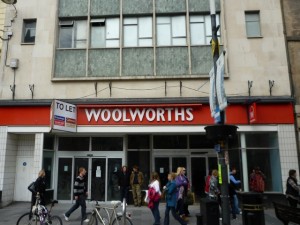 Former Woolworths, Inverness - prior to Poundland moving in (1 May 2010). Photograph by Graham Soult