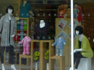 Window display, Wooly Minded, Newcastle (24 Jul 2010). Photograph by Graham Soult