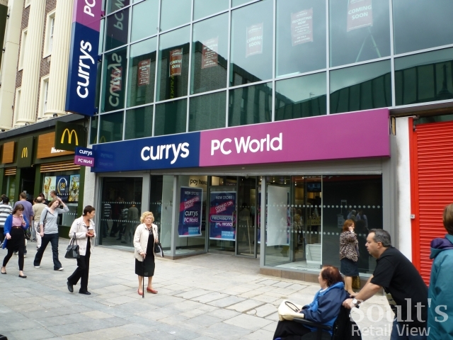 In Northumberland Street, the new combined Currys and PC World now boasts 