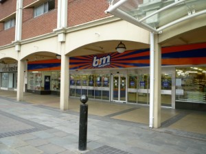 Former Woolworths (now B&M Bargains) in Stockton's Castlegate shopping centre (28 June 2010). Photograph by Graham Soult