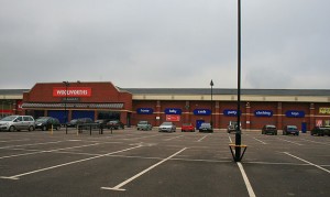 Former Newark out-of-town Woolworths. Photograph by David Lally