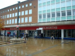 Former Woolworths, Crawley (24 Oct 2009). Photograph by Stacey Harris