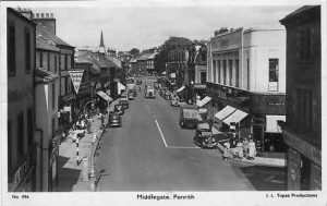 Postcard of Middlegate, 1950s
