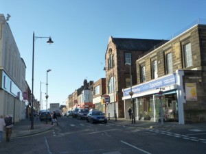 Saville Street with MIS store, North Shields (10 Nov 2010). Photograph by Graham Soult