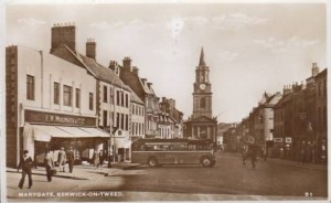 1930s postcard showing the Woolworths store in Berwick