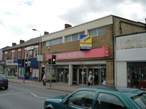 Former Woolworths, Coalville (24 Aug 2010). Photograph by Graham Soult