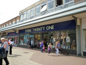 Store Twenty One, in the Viking Centre's Bede Precinct (24 Jul 2010). Photograph by Graham Soult