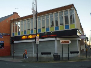 Former Woolworths and Well Worth It, Wallsend (10 Nov 2010). Photograph by Graham Soult