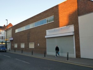 Station Road frontage of former Wallsend Woolworths (10 Nov 2010). Photograph by Graham Soult