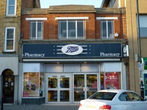 Former Woolworths (now Boots), Crook (6 Nov 2010). Photograph by Graham Soult