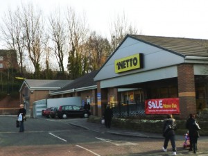 Former Netto, Birtley (24 Jan 2011). Photograph by Graham Soult