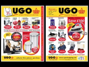 Mock-up UGO leaflets