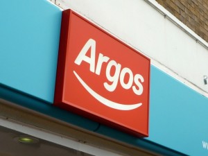 New Argos logo, Nuneaton (24 Aug 2010). Photograph by Graham Soult