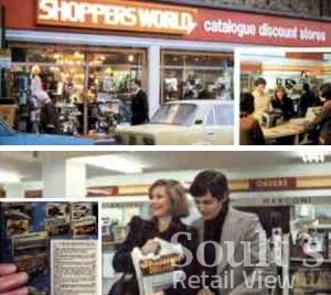 Shoppers World frontage and interior shots, from Woolworths Virtual Museum