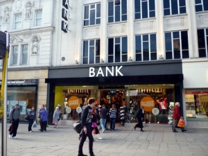Bank, Northumberland Street, Newcastle (14 Mar 2011). Photograph by Graham Soult