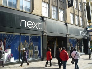 Next, Northumberland Street, Newcastle (now closed) (14 Mar 2011). Photograph by Graham Soult
