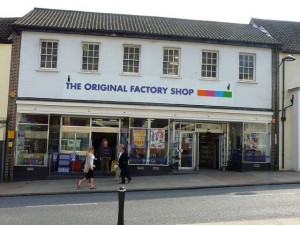 Former Woolworths (now The Original Factory Shop), Chepstow (24 Mar 2011). Photograph by Alastair Leaver