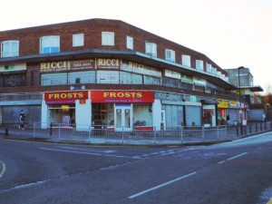 North Kenton shops (10 Nov 2010). Photograph by Graham Soult