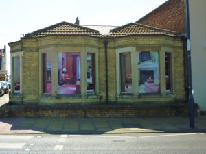 Virtual house, Redcar (4 May 2011). Photograph by Graham Soult