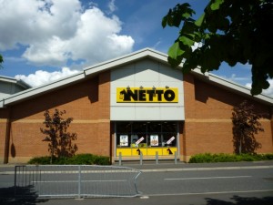 ...and in its former guise as Netto (28 May 2010). Photograph by Graham Soult