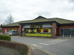 Former Netto, Tamworth, before conversion to Morrisons (4 Apr 2011). Photograph by Graham Soult