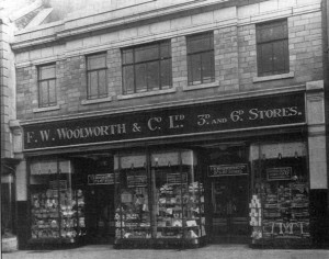 Woolworths, Hawick, in 1931. Photograph courtesy of Ettrick Graphics