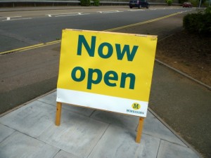 There's no missing Tamworth's new Morrisons (17 Jun 2011). Photograph by Graham Soult