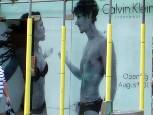 CKU window poster (8 Aug 2011). Photograph by Graham Soult