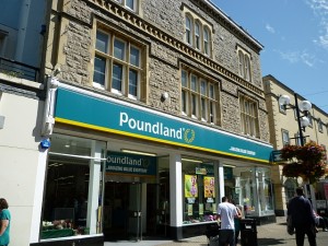 Former Woolworths (now Poundland), Weston-super-Mare (21 Aug 2011). Photograph by Graham Soult