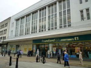 Former Woolworths, South Shields (8 Aug 2011). Photograph by Graham Soult