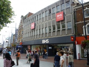 Front of BHS Reading (19 Aug 2011). Photograph by Graham Soult